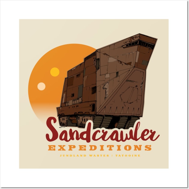 Sandcrawler Expeditions Wall Art by MindsparkCreative